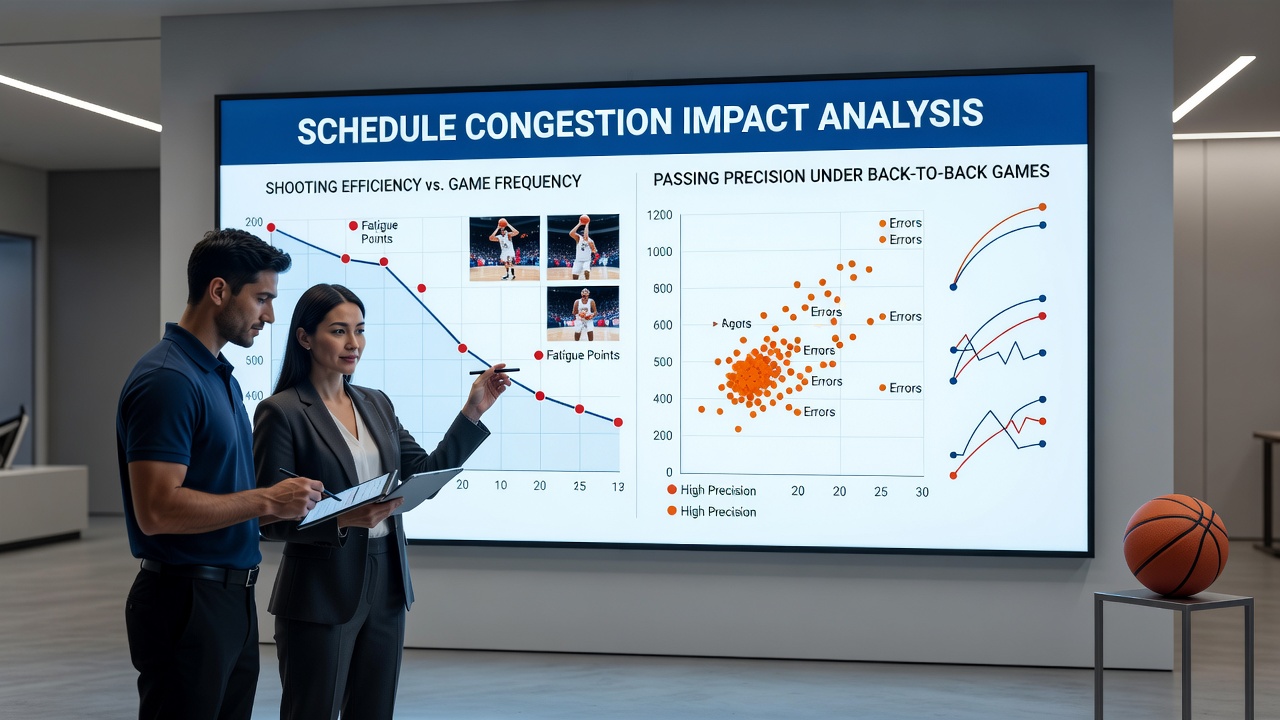 Soccer midfielders navigating a congested fixture list with visible signs of fatigue affecting ball distribution