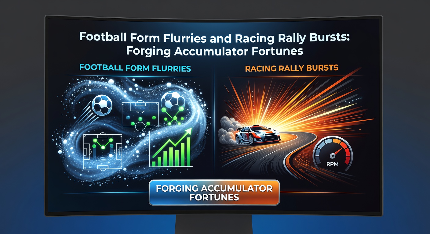 A horse powering through the final straight in a rally burst, overlaid with soccer goal celebration