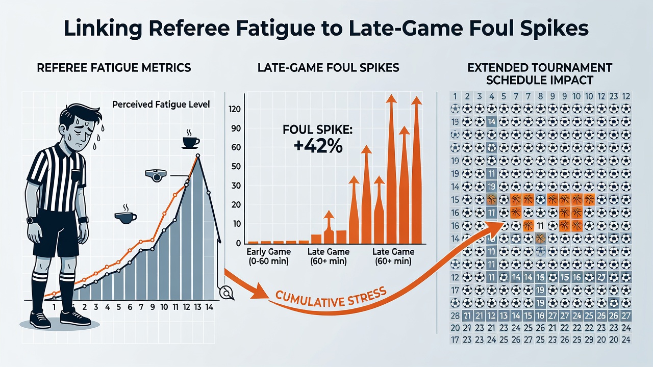 Late-game action with officials positioned near key play areas